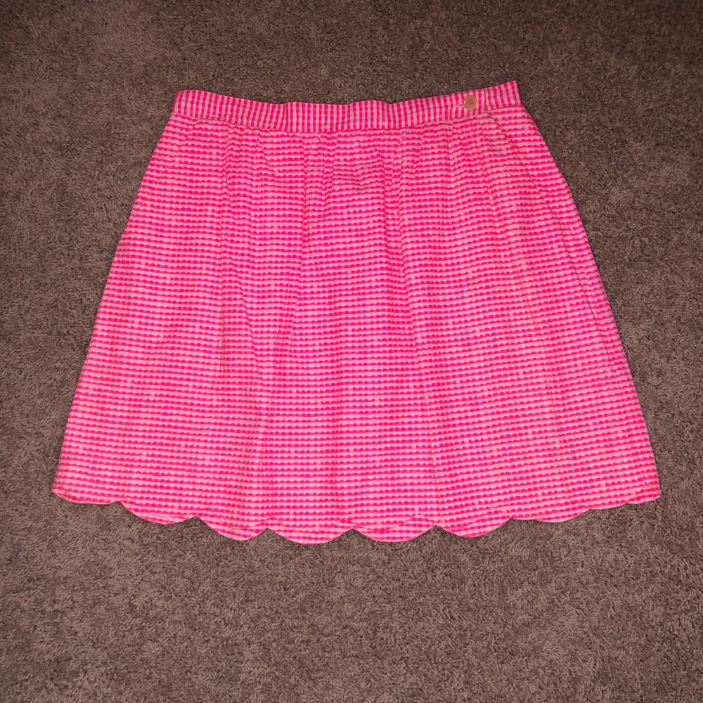 Lilly Pulitzer scalloped skirt